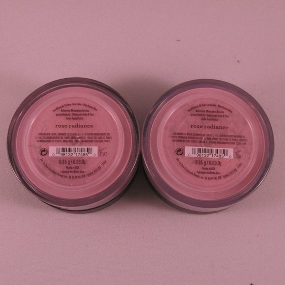 #NWT bareMinerals Rose Radiance All Over Face Color Powder 0.03oz - LOT of 2 - Picture 1 of 2